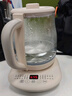 九陽(yáng)（Joyoung）養生壺迷你玻璃花茶壺煮茶器 12大功能11檔溫度 0膠水恒溫電熱燒水壺1.5L 1506BQ 曬單實(shí)拍圖