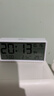 康巴絲電子鬧鐘背光大鬧鈴智能家用學(xué)生多功能溫濕度計大屏床頭鐘 開(kāi)學(xué)季升學(xué)必備 S5040A白色 曬單實(shí)拍圖