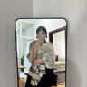 CinvaiKrose輕奢圍巾女士2025新款水墨畫(huà)斗篷圍脖外搭兩用披肩生日禮物送女友 灰色【生日禮物可代寫(xiě)心意賀卡】 曬單實(shí)拍圖