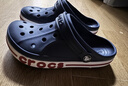 卡駱馳（CROCS）貝雅卡駱班兒童洞洞鞋沙灘鞋男女童包頭拖鞋/207018/207019 深藍色-410 35 (215mm) 曬單實(shí)拍圖
