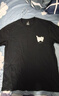 GENIOLAMODE森馬集團t恤男士夏季純棉寬松休閑圓領(lǐng)青年短袖男款體恤 黑色 XL 曬單實(shí)拍圖