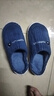 小熊小兔新款秋冬季情侶保暖學(xué)生男拖鞋女厚底防滑外穿居家棉拖鞋 小熊小兔棉拖-藏青色 42-43 適合41-42 曬單實(shí)拍圖