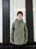 National Geographic國家地理25秋新品ATLAS系列WINDSTOPPER男連帽夾克外套 樹(shù)梢綠KHAKI M 曬單實(shí)拍圖
