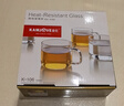 金灶（KAMJOVE）茶杯玻璃茶杯品茗杯耐熱玻璃杯 家用辦公室喝茶杯泡茶杯小茶杯 K-106/4個(gè)裝120毫升 曬單實(shí)拍圖