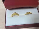 周生生 足金愛(ài)情密語(yǔ)皇冠黃金戒指開(kāi)口戒金飾品90227R計價(jià) 2.94克(含工費100元) 曬單實(shí)拍圖