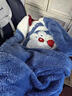 貓人（MiiOW）情侶睡衣女款冬季海綿寶寶卡通派大星珊瑚絨男士可外出家居服 哆啦a夢(mèng)[卡通情侶款] 2XL 男碼[建議140-170斤] 曬單實(shí)拍圖