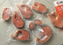 海大廚原切智利三文魚(yú)排 凈重1kg 大西洋鮭輪切片生鮮魚(yú)類(lèi) 曬單實(shí)拍圖