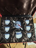 末都 景德鎮鏤空玲瓏陶瓷功夫茶具手繪青花瓷茶壺茶杯家用客廳6人套裝 若玉玲瓏【掇球壺】8件套 曬單實(shí)拍圖