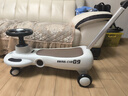 卡卡曼扭扭車(chē)兒童溜溜車(chē)1-3-6歲防側翻可坐大人可手推寶寶搖搖車(chē)妞妞車(chē) 灰 【推桿+音樂(lè )燈光+閃光靜音輪】 親子同乘帶音樂(lè )滑滑車(chē)搖擺車(chē) 曬單實(shí)拍圖