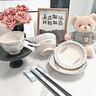 景西碗盤(pán)餐具套裝2025新款高顏值陶瓷餐具套裝漂亮碗碟盤(pán)套裝喬遷禮物 合家歡享【釉下彩4人食】 20件套 歡樂(lè )魚(yú)系列餐具套裝 曬單實(shí)拍圖