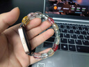Freeson 適用華為WATCH GT4/GT5/GT5Pro表帶藝術(shù)玻璃珠鏈表帶 創(chuàng  )意腕帶 多巴胺時(shí)尚冰晶女款18mm9?？?曬單實(shí)拍圖