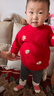 戴維貝拉（DAVE＆BELLA）冬裝新款女童半高領(lǐng)毛衣兒童長(cháng)袖上衣女寶寶衣服小童套頭衫 暗紅色【現貨】 90 cm（建議身高80-90cm） 曬單實(shí)拍圖