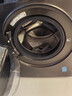 海爾（Haier）滾筒洗衣機帶烘干10/12公斤全自動(dòng)洗烘一體機國家補貼20%一級能效變頻除菌羊毛空氣洗以舊換新50DS 12公斤洗脫一體【玉墨銀】四件套一次搞定 曬單實(shí)拍圖