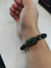 LOUIS WATER2025新款天然正品黑曜石手串男本命年虎眼石貔貅手鏈女轉(zhuǎn)運珠禮物 10mm-金曜石貔貅心經(jīng)手串 曬單實拍圖
