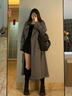 GARNUO灰色風(fēng)衣外套女中長(cháng)款2025早春秋新款韓系小個(gè)子高級感巨好看大衣 灰色 M 【111-130斤】 曬單實(shí)拍圖