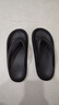 稻草人人字拖鞋男士簡(jiǎn)約云感情侶居家用防滑沙灘運動(dòng)戶(hù)外女涼拖 黑38-39 曬單實(shí)拍圖