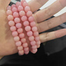 薇施妮（WEISHINI）烏梅子醬108顆菩提手串新中式國風(fēng)蓮花款菩提子佛珠文玩手鏈項鏈 花語(yǔ)遺夢(mèng)霞光粉10mm 曬單實(shí)拍圖