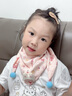 秋冬兒童親膚三角巾寶寶防風(fēng)保暖圍脖嬰兒脖套女童口水巾防寒圍巾 粉色布偶兔 3-12歲 曬單實(shí)拍圖