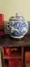 鐘家窯鐘家窯柴窯青花瓷醒茶罐 茶葉罐景德鎮手繪經(jīng)典九龍普洱茶餅茶罐 曬單實(shí)拍圖