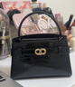 CHARLES&KEITH鱷魚紋凱莉包手提斜挎婚包包女包生日禮物CK2-50270880-1 Black黑色 S 曬單實(shí)拍圖