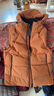 鴨鴨（YAYA）男裝羽絨馬甲2025冬季新款戶(hù)外休閑無(wú)袖馬夾短款連帽保暖外套女DY 橙色 M (170) 曬單實(shí)拍圖