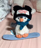JELLYCAT英國趣味滑雪板企鵝玩偶花生企鵝可愛(ài)企鵝公仔毛絨玩具送禮 玩具生日禮物滑雪板企鵝 曬單實(shí)拍圖