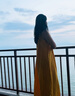 巧丂法式流蘇褶皺吊帶連衣裙女夏季海邊度假寬松休閑沙灘長(cháng)裙 杏黃色 L 曬單實(shí)拍圖