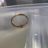 周六福紅18K金戒指女皇冠彩金戒指生日禮物KI016886 活口約13號  曬單實(shí)拍圖