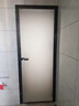極簡(jiǎn)新款衛生間門(mén)雙層鋼化玻璃門(mén)廁所門(mén)極窄邊框鈦鎂鋁合金門(mén)廚房門(mén)浴室門(mén)室內平開(kāi)門(mén) 雙層白油砂玻璃 極窄型材-單包邊（邊框可選 5色） 曬單實(shí)拍圖