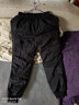 鴨鴨兒童羽絨褲童裝中大童保暖加厚男童2024新款外穿休閑女童褲子YG 黑色 160 曬單實(shí)拍圖