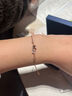 Grace Girl蝴蝶手鏈女玫瑰金小眾銀首飾個性簡約系七夕情人節(jié)生日禮物送女友 曬單實拍圖