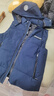雪中飛羽絨服馬甲男士防寒秋冬季厚款保暖可拆卸帽短款時(shí)尚休閑背心190 曬單實(shí)拍圖