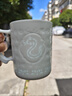 御嘉齋景德鎮(zhèn)陶瓷杯玲瓏影青雕刻專用高檔茶水分離帶蓋辦公杯可定制禮物 十二生肖新款百福蛇可定制禮品 曬單實(shí)拍圖