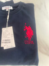 U.S. POLO ASSN.衛(wèi)衣男秋季圓領(lǐng)潮流寬松長袖T恤男士休閑上衣男裝 藏藍(lán)色 XL  曬單實拍圖