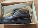 木林森（MULINSEN）男鞋商務(wù)休閑頭層牛皮百搭厚底男士英倫皮鞋 C9016 曬單實(shí)拍圖