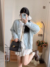 皮爾卡丹手抓紋頭層牛皮流浪包單肩斜挎包包女款2025年女包生日禮物 曬單實(shí)拍圖