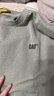 CAT卡特25春夏新品男士戶(hù)外復古工裝風(fēng)套頭無(wú)帽衛衣 卡其綠色 3XL 曬單實(shí)拍圖