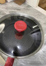 特福（Tefal）平底鍋家用牛排不粘煎鍋少油煙有鈦煎餅鍋電磁爐燃氣灶通用28cm 曬單實(shí)拍圖