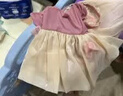 梵迪拉（F.DYRAA）兒童泳衣女童連體公主裙可愛(ài)女孩泡溫泉幼兒寶寶游泳32643粉色M 曬單實(shí)拍圖