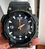 卡西歐（CASIO） 男表女表卡西歐手表男女情侶表學(xué)生時(shí)尚運動(dòng)表太陽(yáng)能雙顯電子表 太陽(yáng)能表：AQ-S810W-8賽亞灰橘 曬單實(shí)拍圖