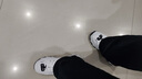 斯凱奇（Skechers）男鞋小白熊休閑鞋子厚底增高百搭運動(dòng)軟底老爹鞋女 白色/海軍藍色/WNV 36 曬單實(shí)拍圖