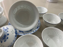 景德鎮青花玲瓏瓷高端茶具套裝家用蓋碗茶杯功夫茶具泡茶器全套禮盒 （富貴）青花玲瓏蓋碗茶具套裝 10頭 曬單實(shí)拍圖