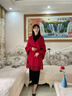 恒源祥披肩女外搭氣質(zhì)2025年新款外搭帶袖披風(fēng)婚禮胖媽媽喜婆婆斗篷外套 酒紅色純色偏厚春秋冬款 曬單實(shí)拍圖