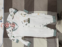 翹腳鴨（Tiptoe Duck）嬰兒衣服新生兒連體衣0-3個(gè)月滿(mǎn)月寶寶純棉包屁睡衣百天春秋冬季 曬單實(shí)拍圖