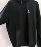 駱駝（CAMEL）長(cháng)袖圓領(lǐng)套頭衛衣男寬松休閑運動(dòng)打底衫 J13CAYL6063 幻影黑 XL 曬單實(shí)拍圖