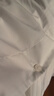 紅袖收腰別致白襯衫春季2025新款女裝設計感褶皺系帶翻領(lǐng)氣質(zhì)百搭上衣 本白3001 M 曬單實(shí)拍圖
