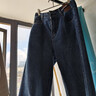 真維斯牛仔褲女秋冬季新款窄版休閑百搭闊腿褲小個(gè)子高腰顯瘦直筒長(cháng)褲女 復古藍【小個(gè)子】 M 建議體重99-112斤 曬單實(shí)拍圖