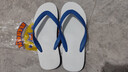 泰國原裝進(jìn)口正品南洋大象正宗天然橡膠老象老緬耐穿人字拖 藍白 41-42 (255mm) 泰國碼10.5號 曬單實(shí)拍圖