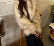 傲列2025雪絨花少女秋冬狐貍毛皮草外套感毛毛大衣年輕定制整皮 梵梵甜杏棕 S 曬單實(shí)拍圖