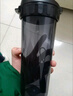 特百惠（Tupperware）茶韻500ML塑料杯男女士學(xué)生夏季運動(dòng)水杯子戶(hù)外便攜大容量 酷炫黑 曬單實(shí)拍圖